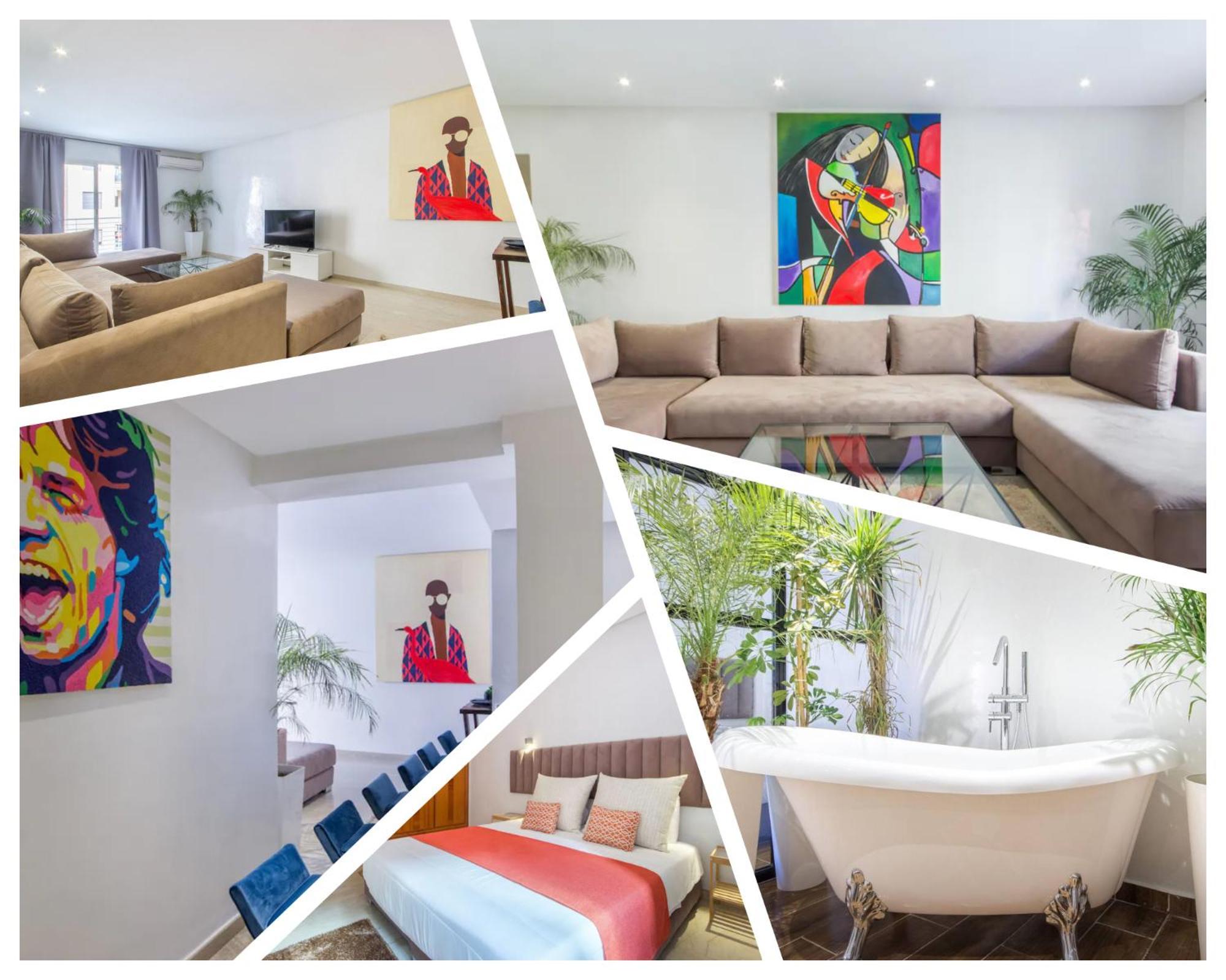 Appartement Groupe 3 Chambres مراكش المظهر الخارجي الصورة